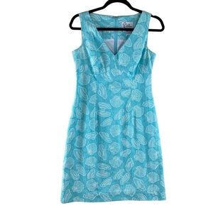 Lilly Pulitzer Blue and White Mini Dress